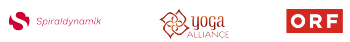 Logos: Spiraldynamik® Akademie, Yoga Alliance, ORF